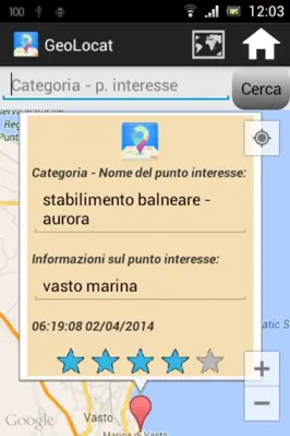 GeoLocat android App screenshot 2